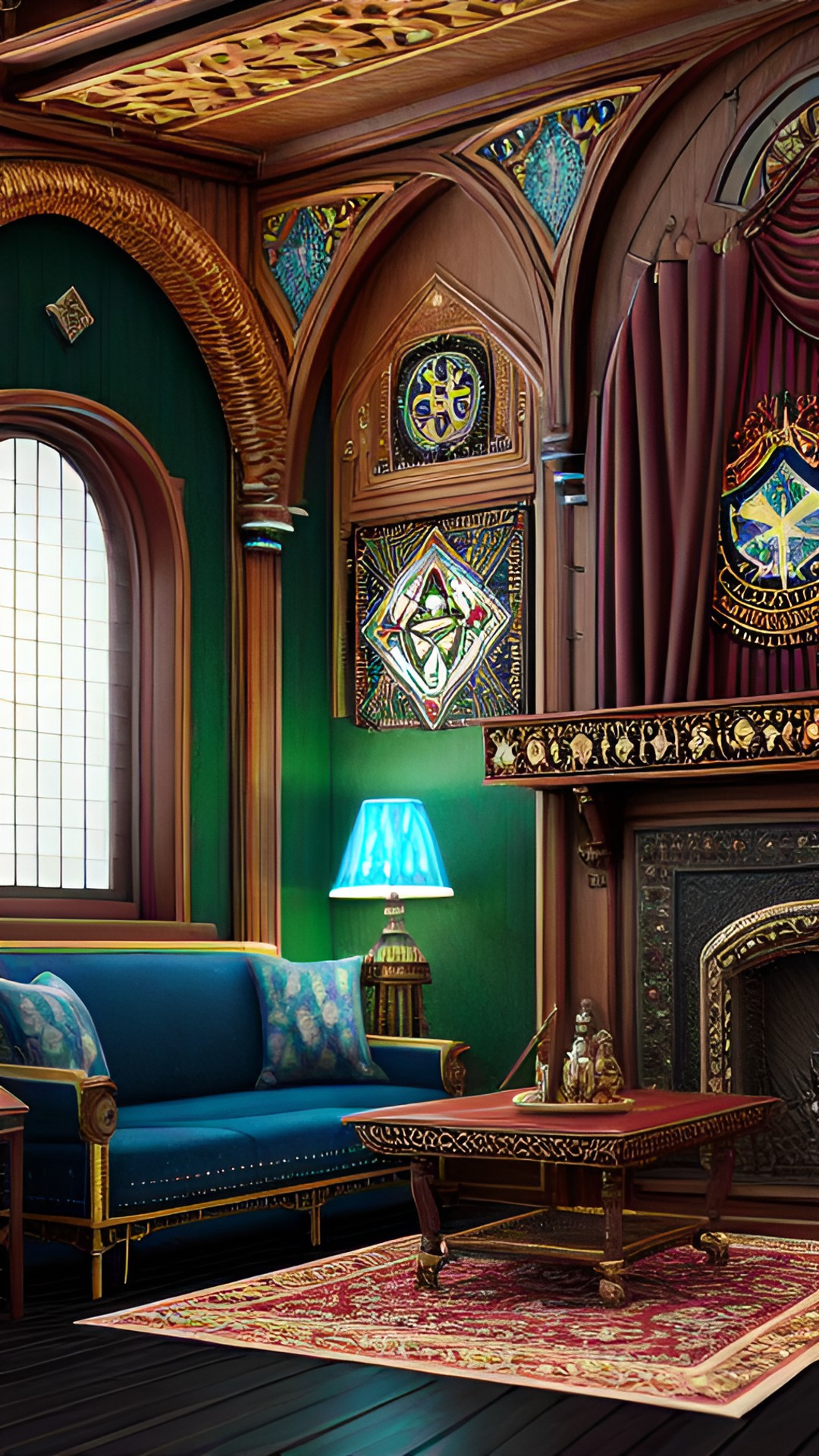 a wizard's living room preview