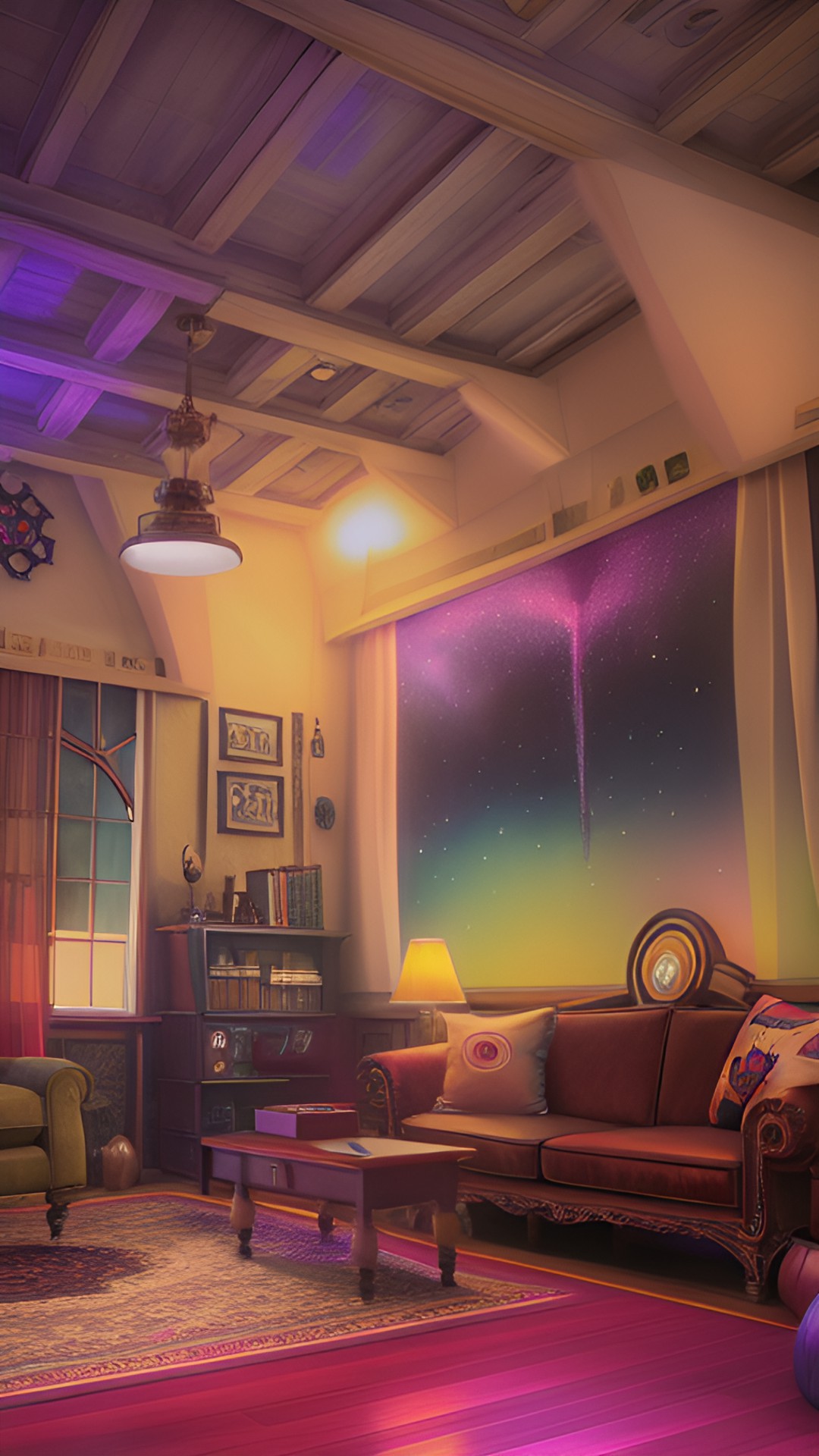 a wizard's living room preview