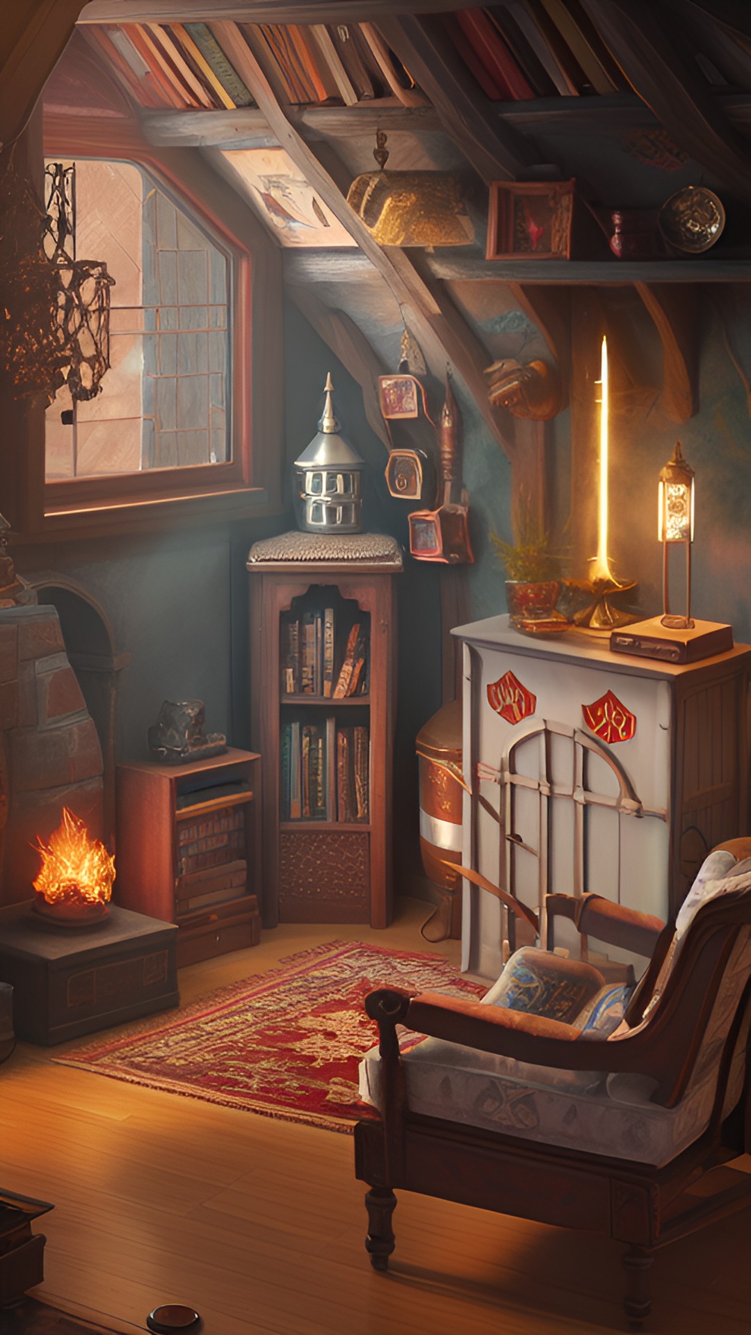 a wizard's living room preview