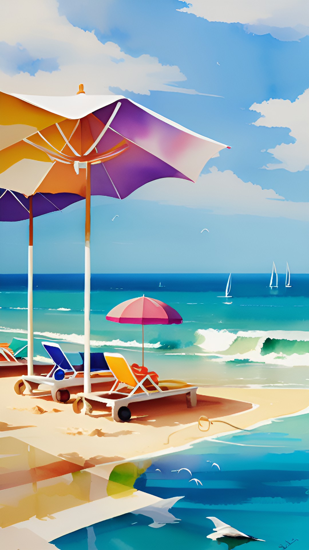 beachlife 1 - beach
waves
umbrellas
beachlife
people
sunshine
seagulls
ocean
white clouds
sand preview