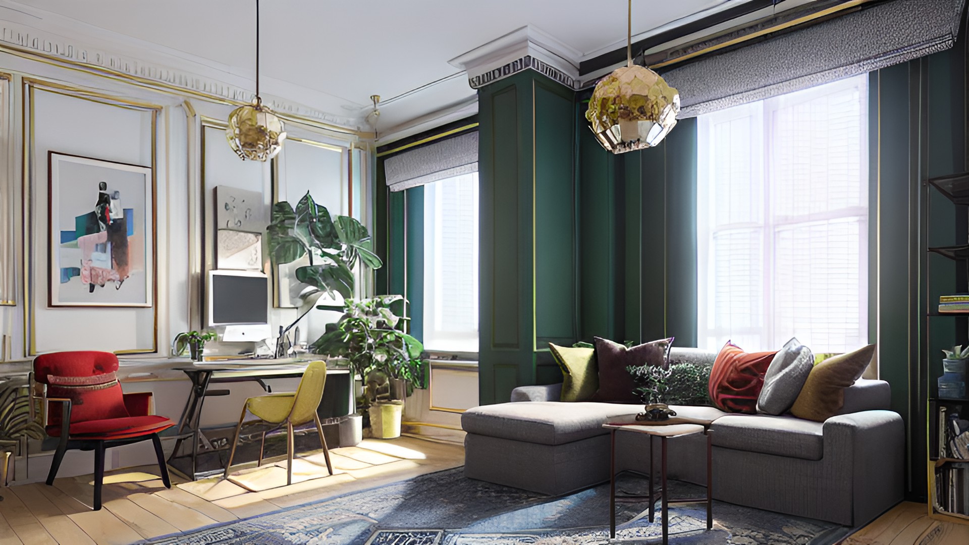 interior decorating small apartment urban chic preview