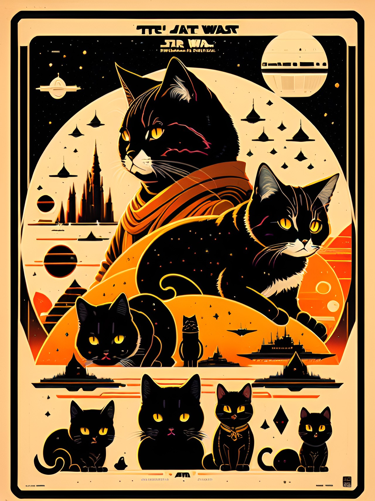 StarrCats - all cats no people star wars poster preview