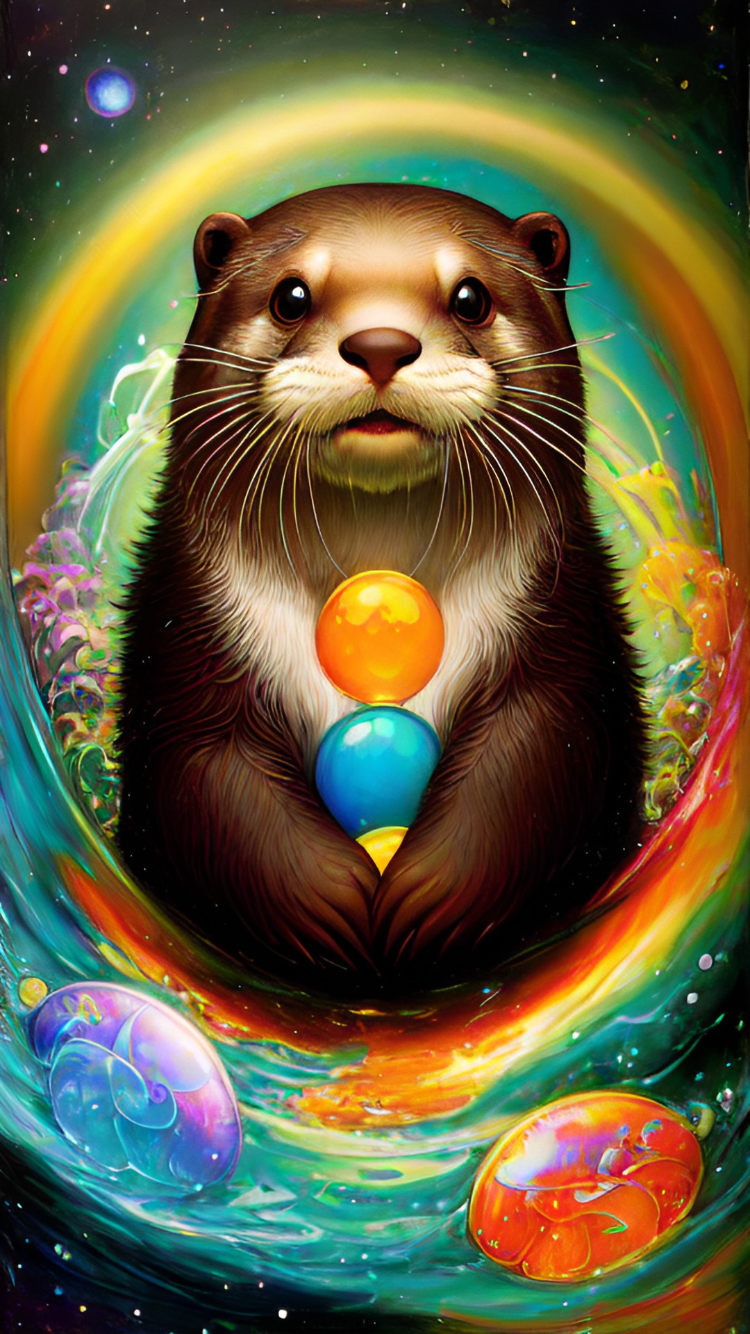 cute otter, lisa frank preview