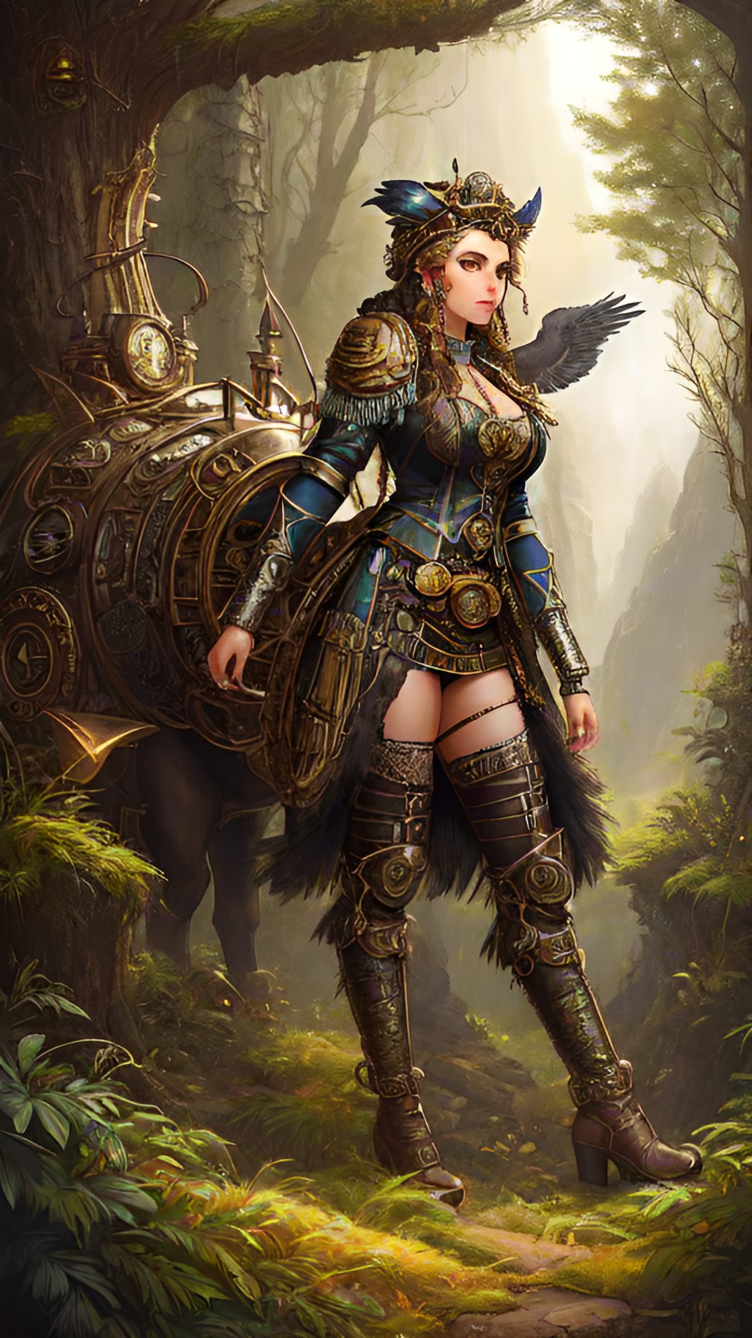 cybele, goddess-mistress of mountains, forests and animals preview