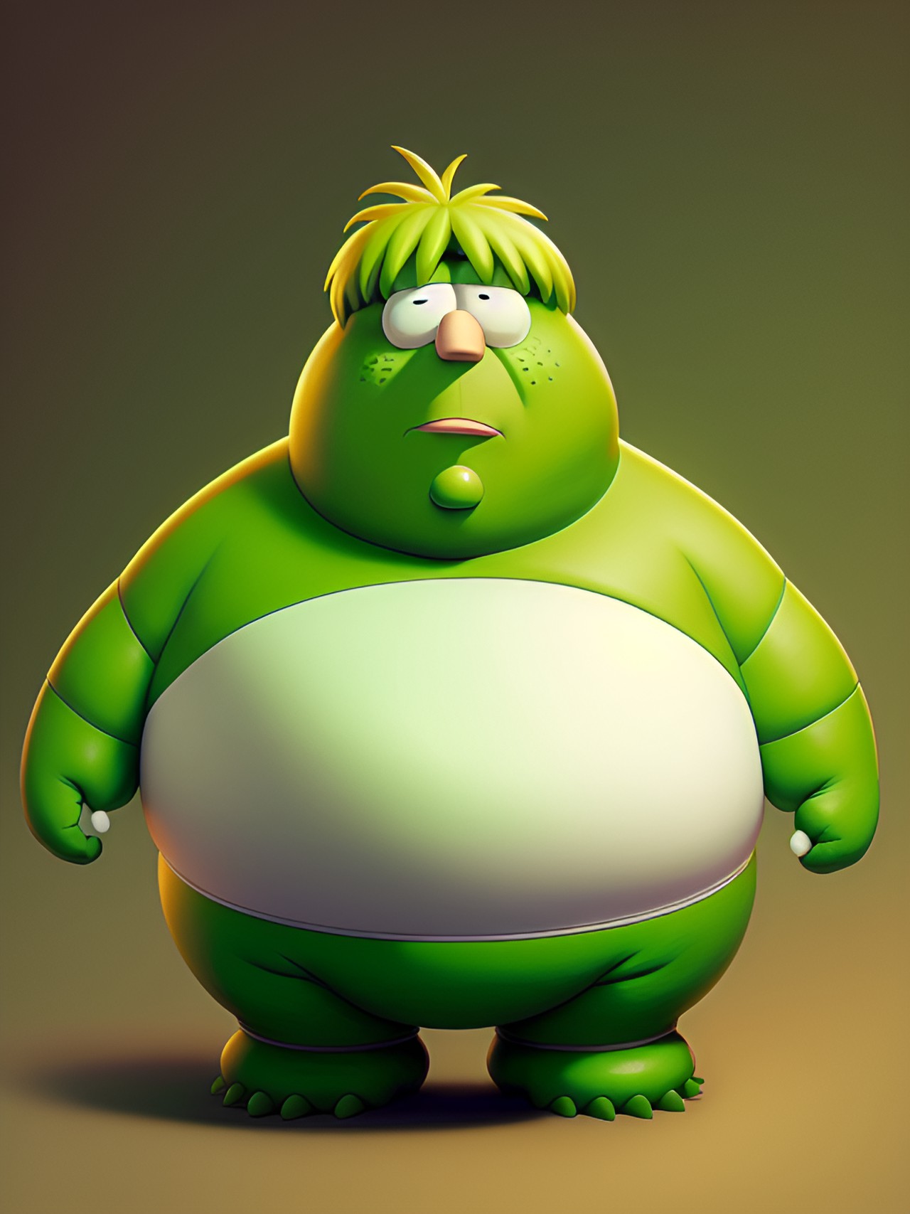 chris griffin from family guy mixed with the green alien from the flinstones preview