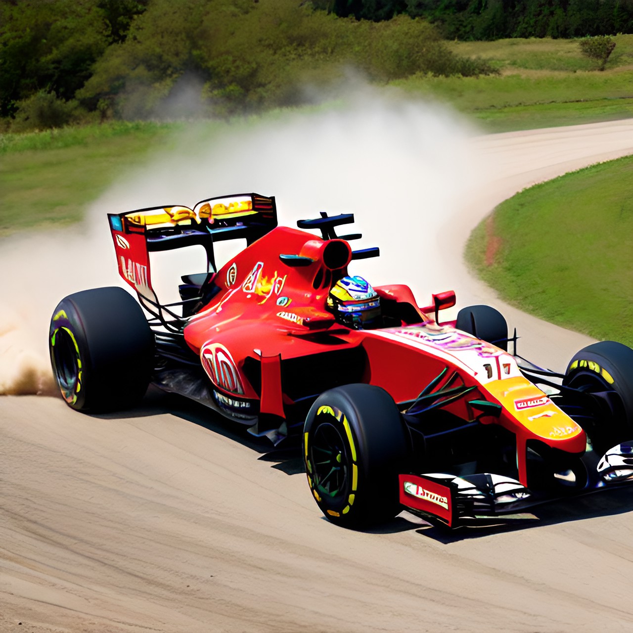 formula 1 car offroading preview