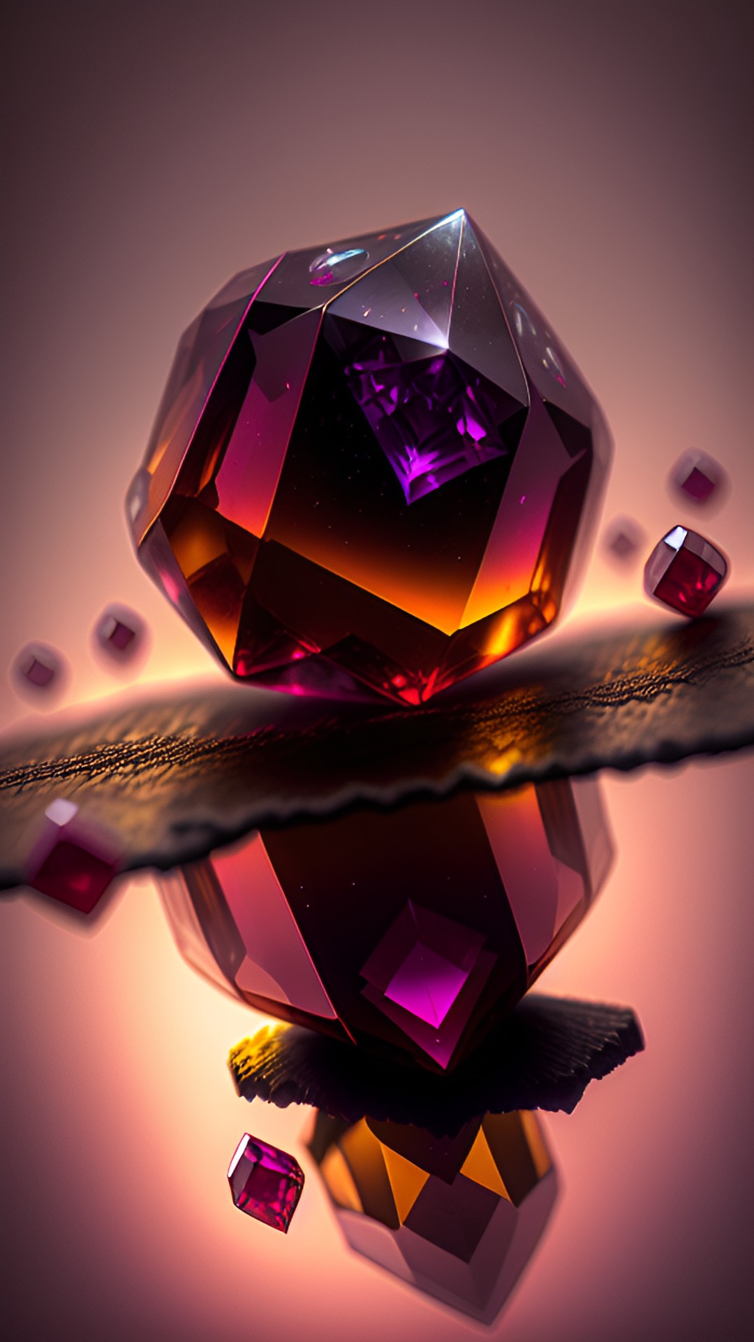 rutilated ruby herkimer diamond preview