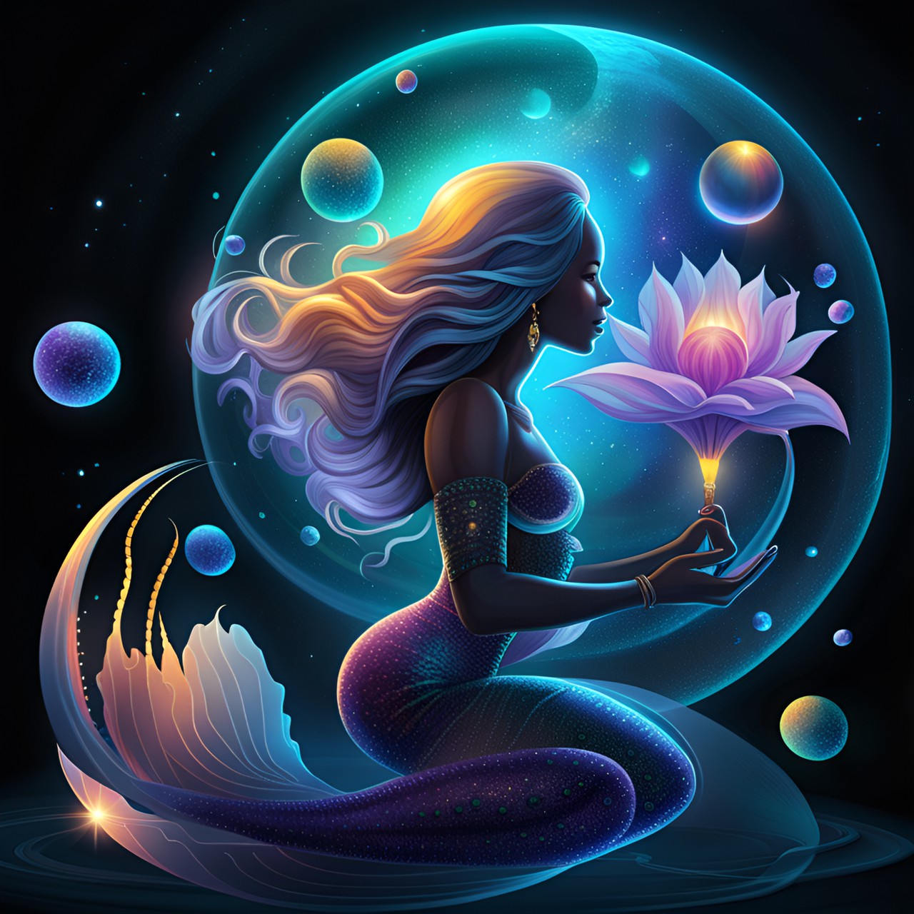 reincarnation mermaid, starseeds planets galaxy preview