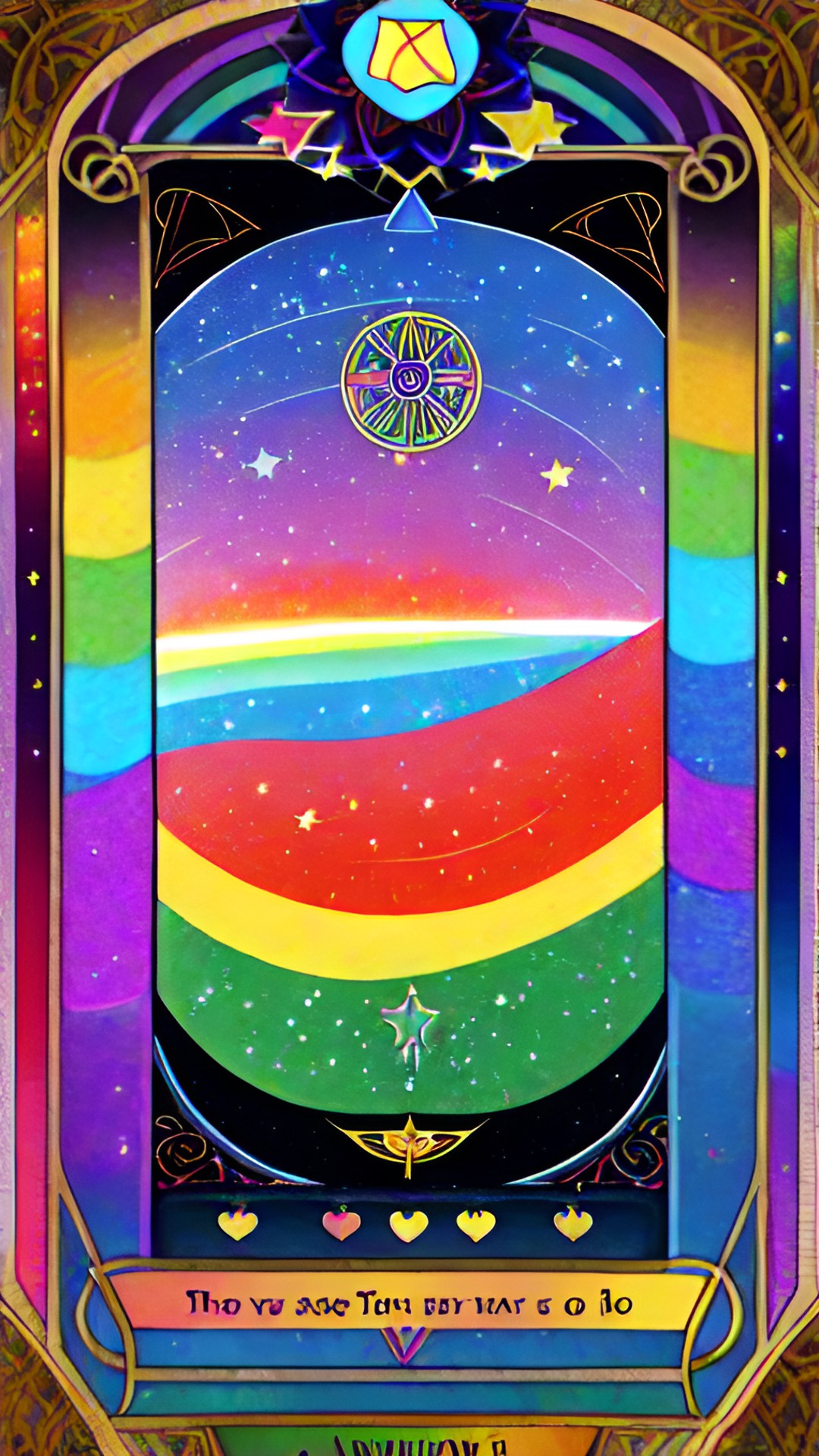 Rainbow Tarot - rainbow tarot card preview