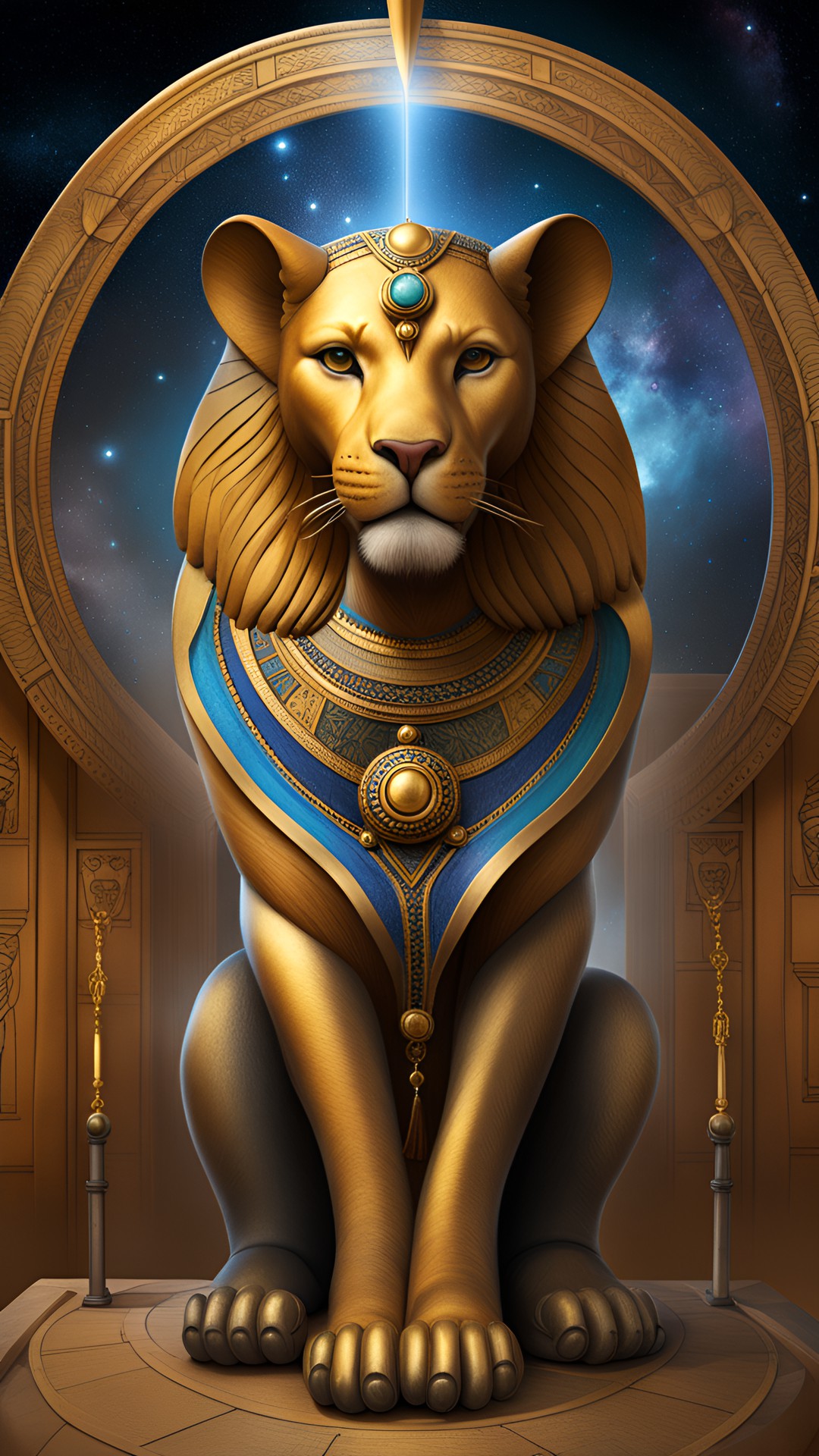 Sekhmet Lionsgate - lionsgate portal lioness sekhmet ceremonial, egyptian setting, energies of the sirius and orion constellations preview