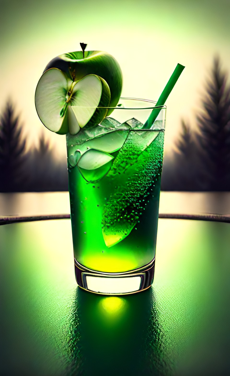 Maple Fizz - green apple cocktail preview