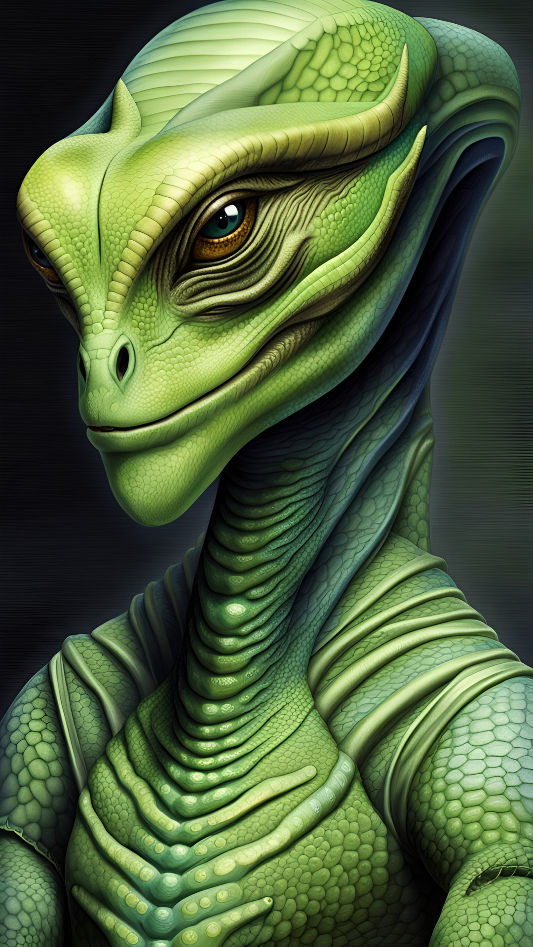 reptilian alien preview