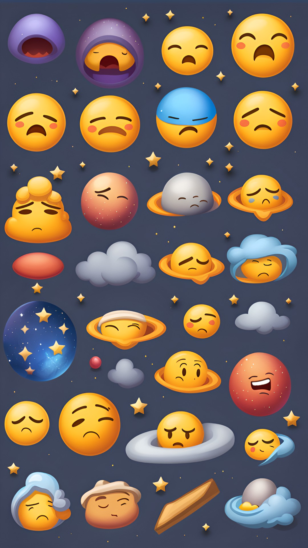 emoji for the feeling of  disappointment with the universe preview