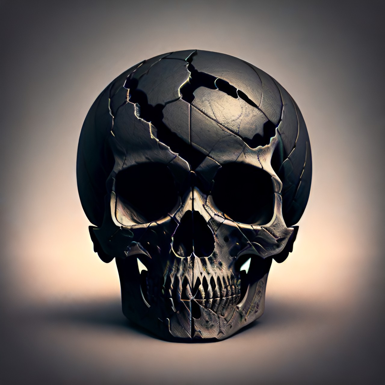 skull black background preview