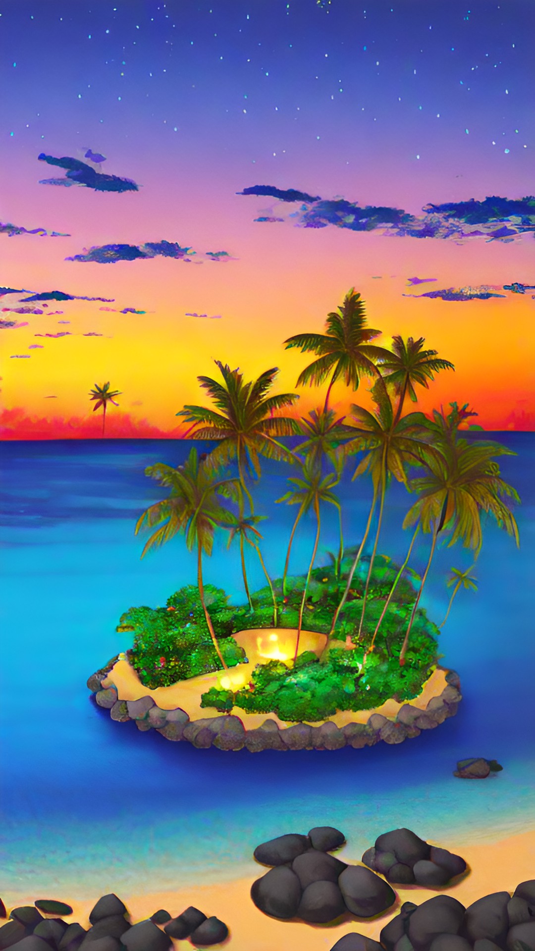 Solitude Oasis - tropical island nights preview