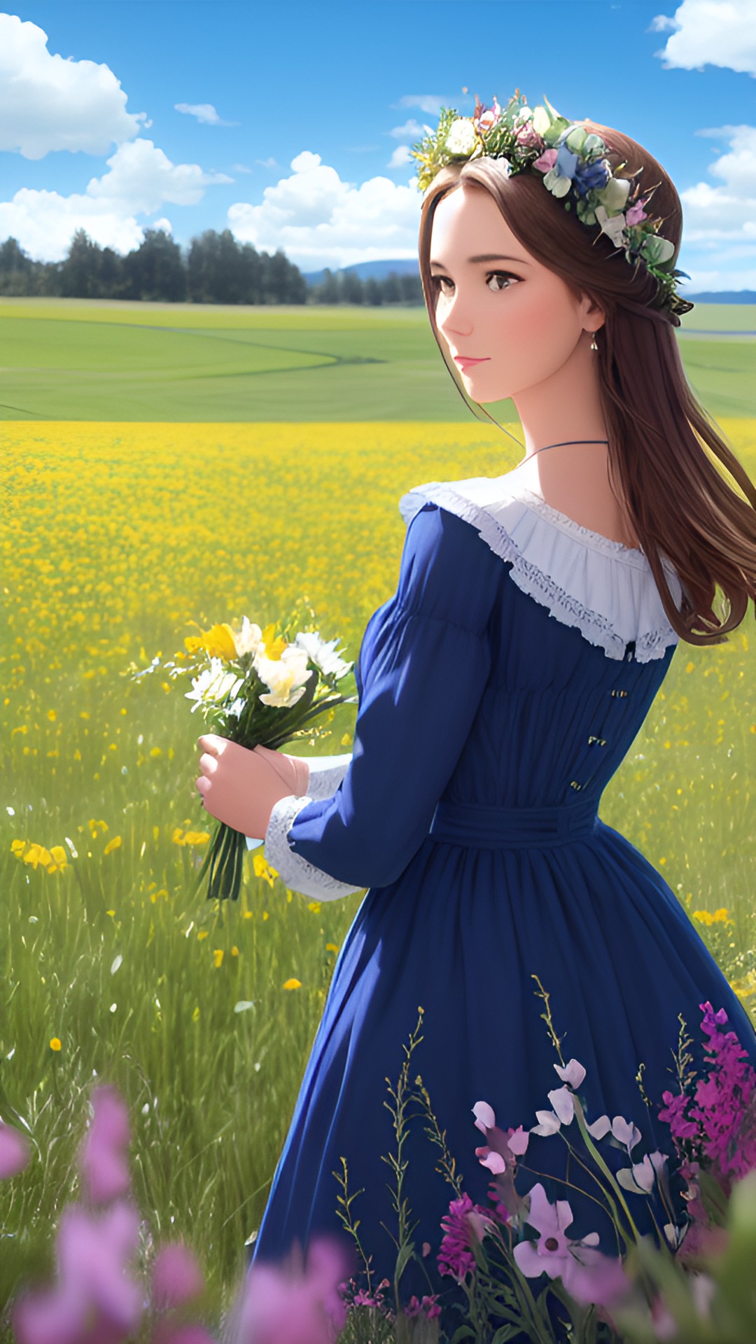 Flowers for Elise - the gorgeous maiden in the meadow preview