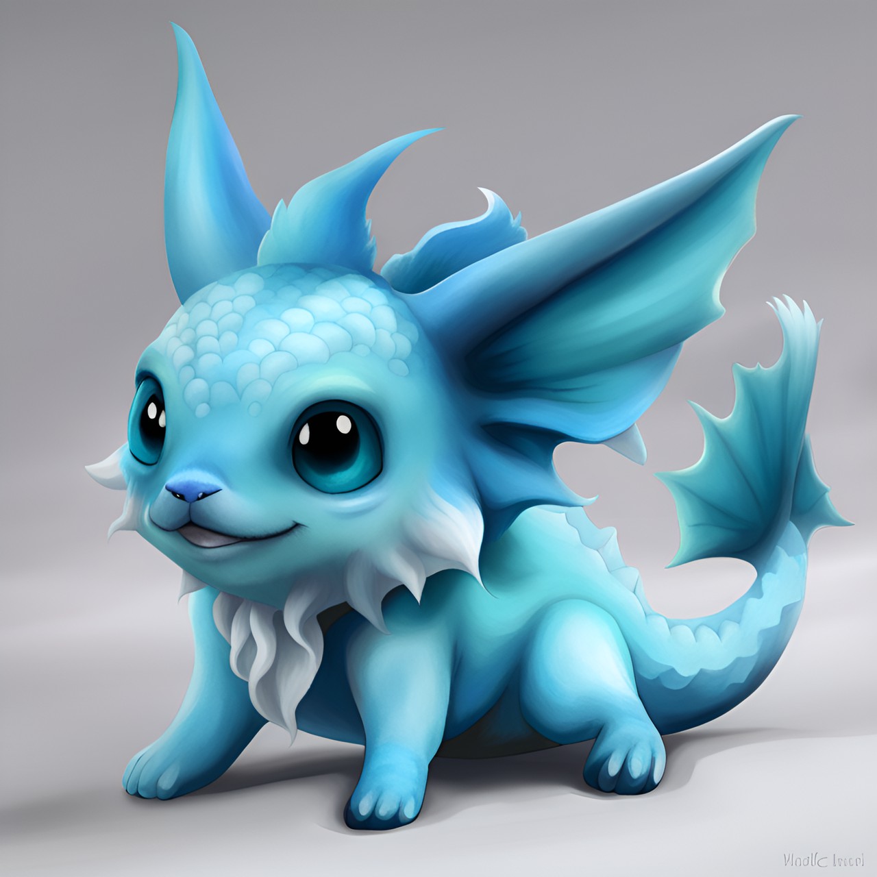 realistic vaporeon preview