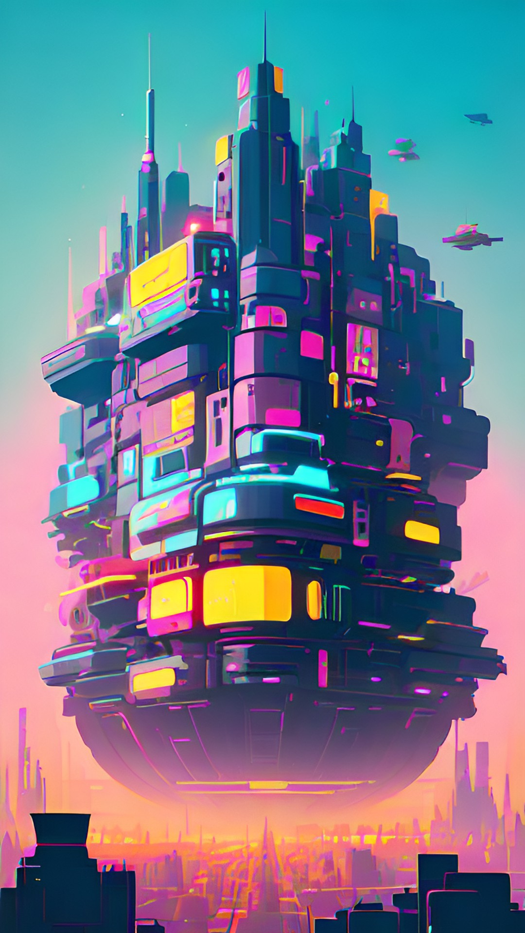 futuristic city preview