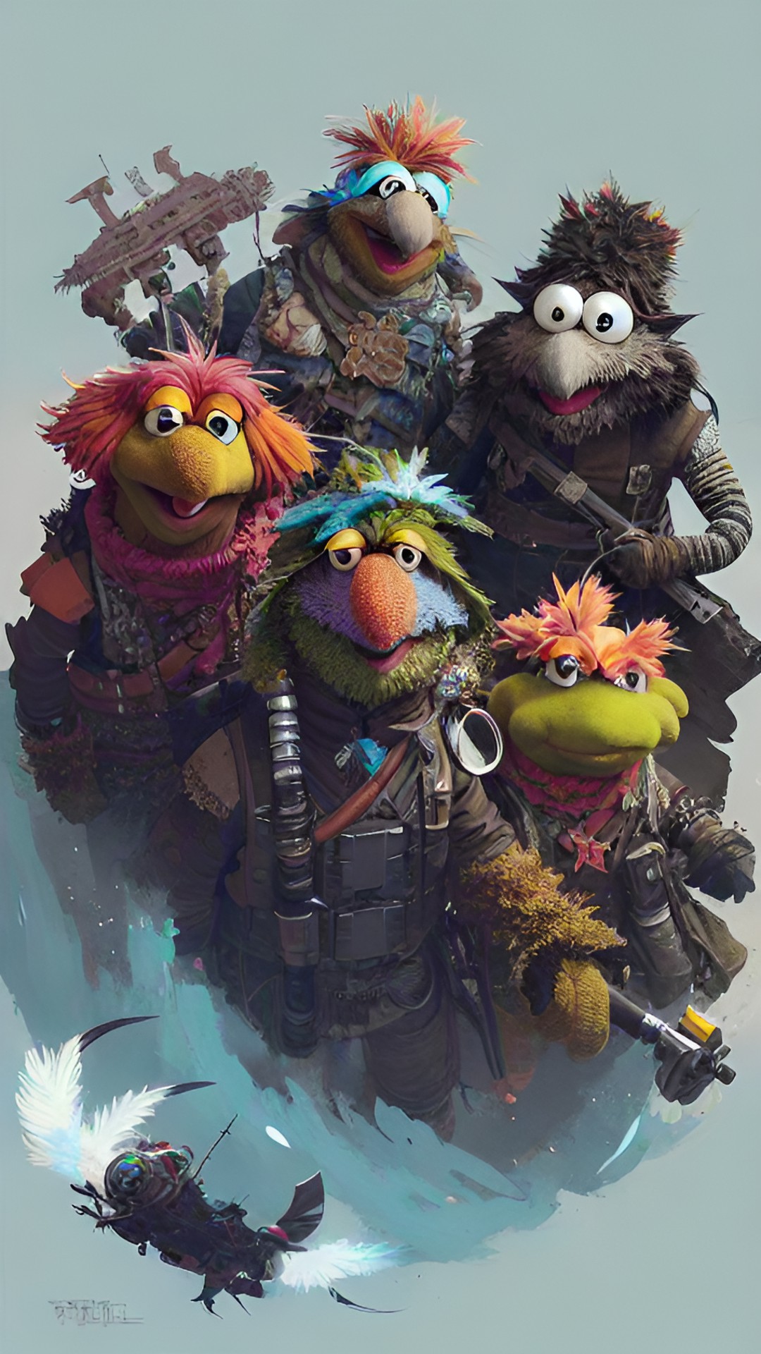 fraggle group selfie preview