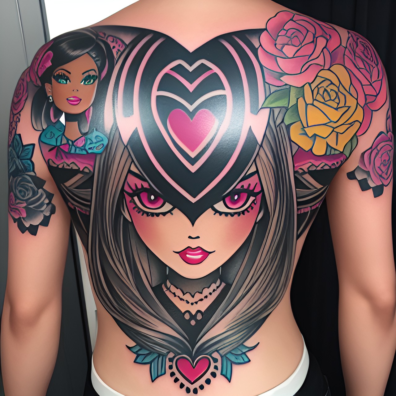 barbie icon tattoo preview