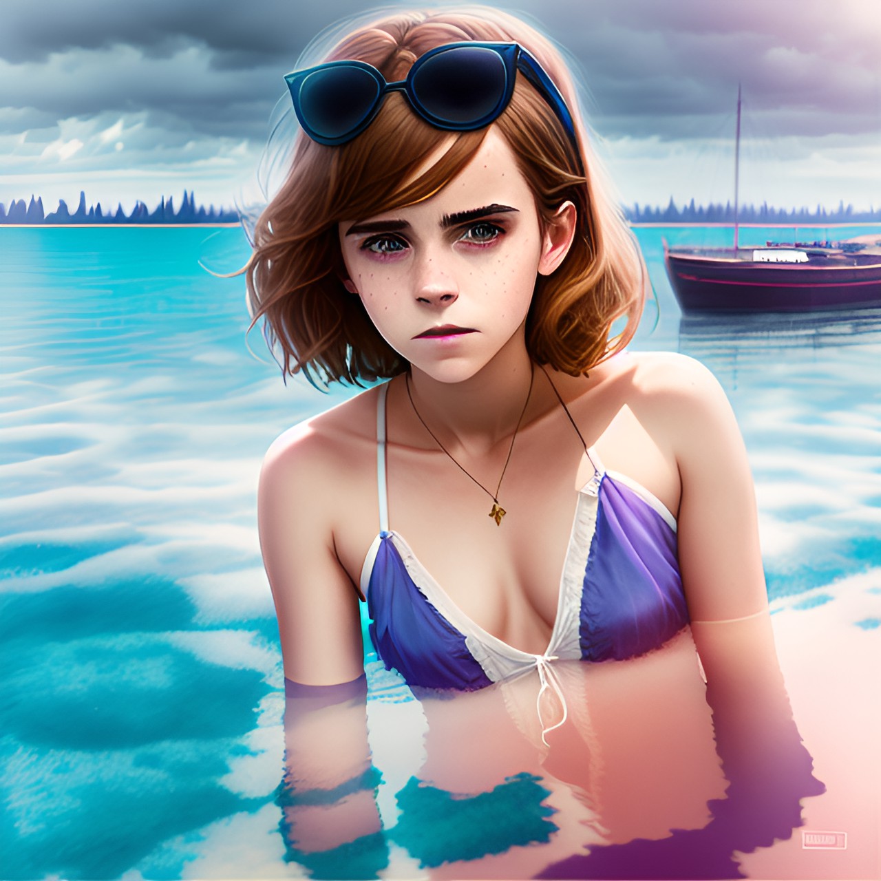 Remix - emma watson, hyperrealistic preview