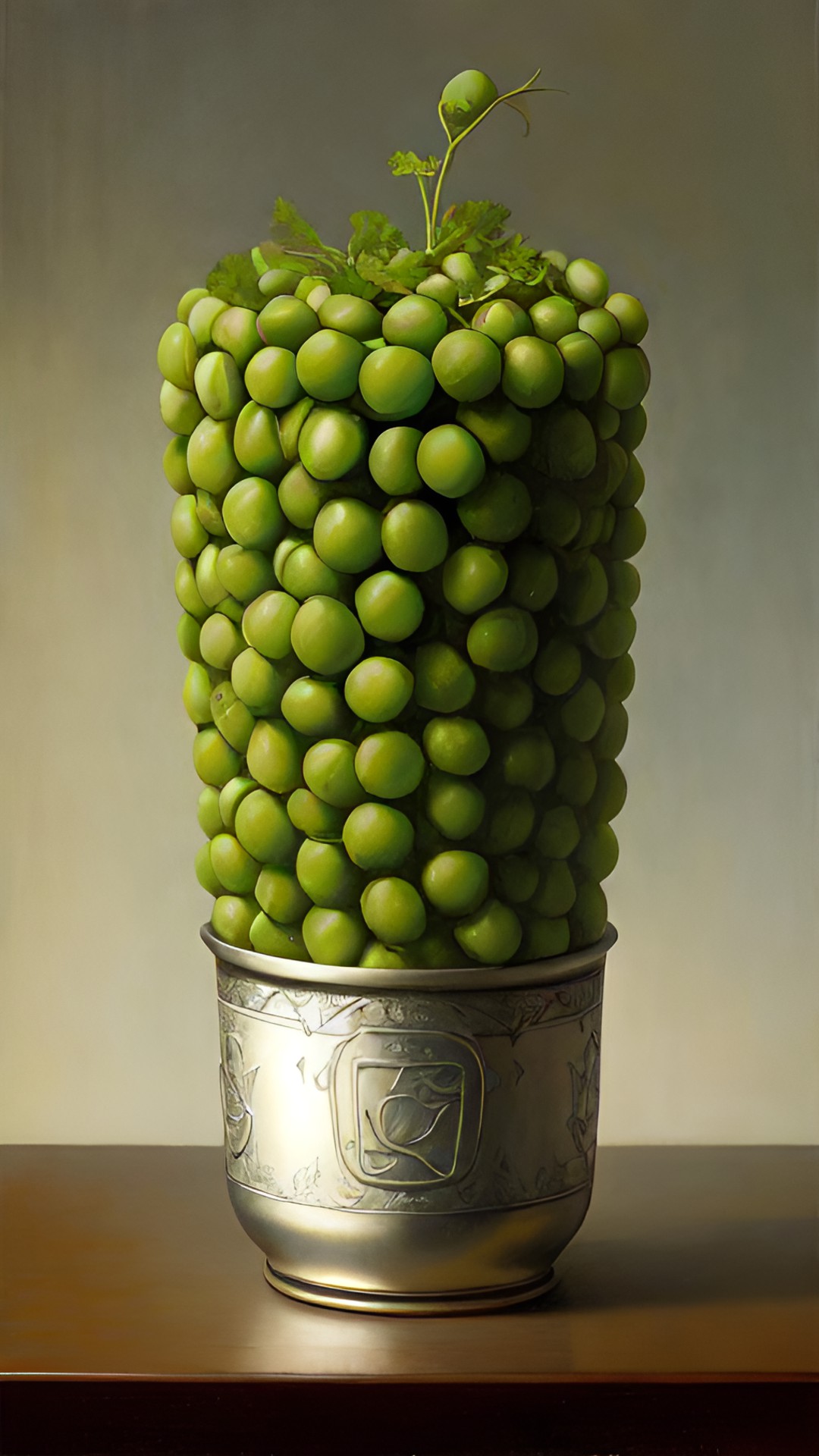 try to make this - peas vegetable still life preview