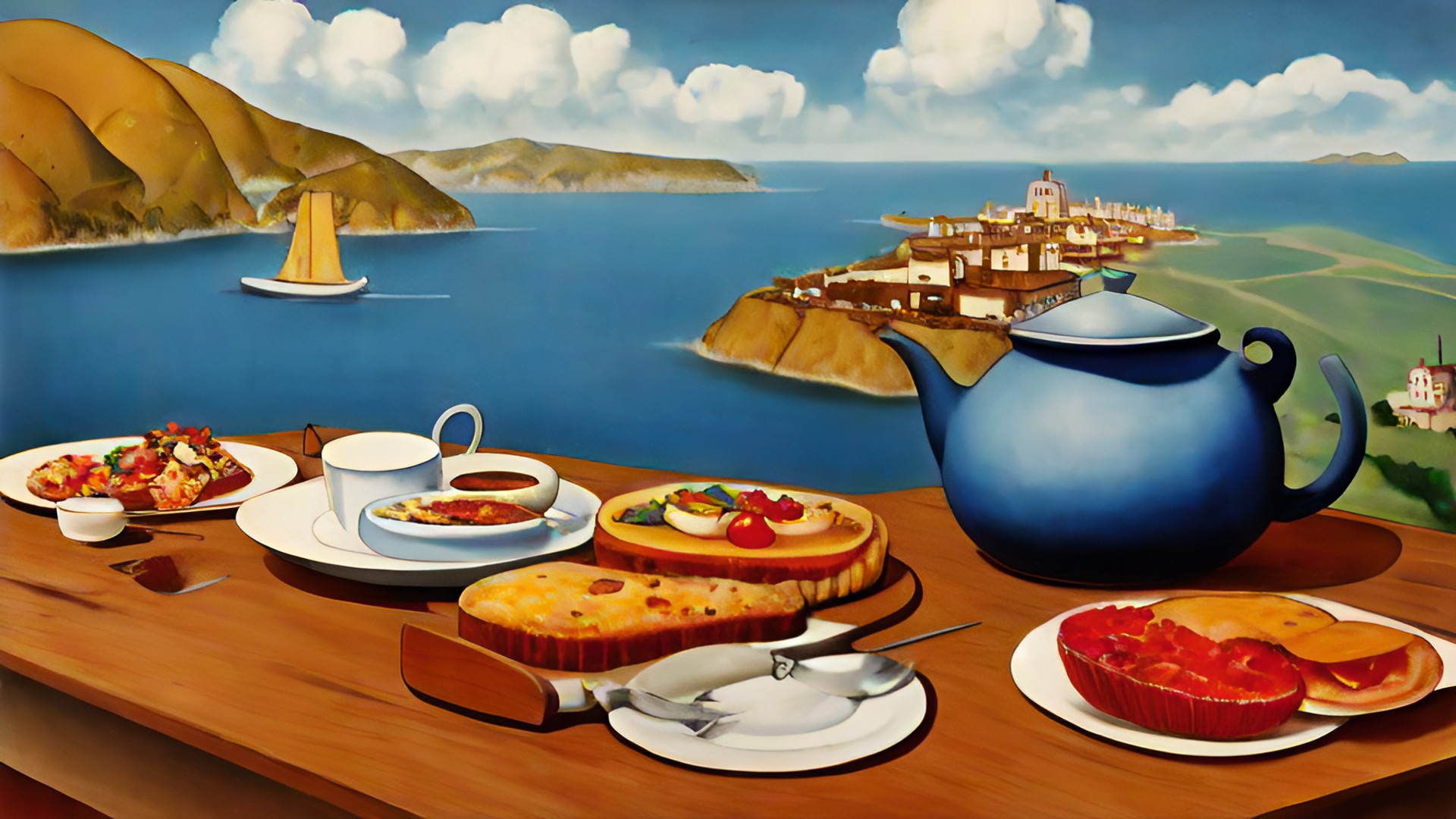 1930s spanish surrealism for breakfast preview