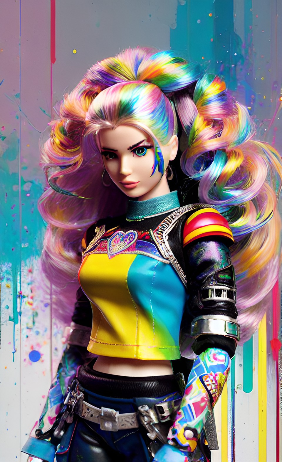 rainbow brite barbie preview