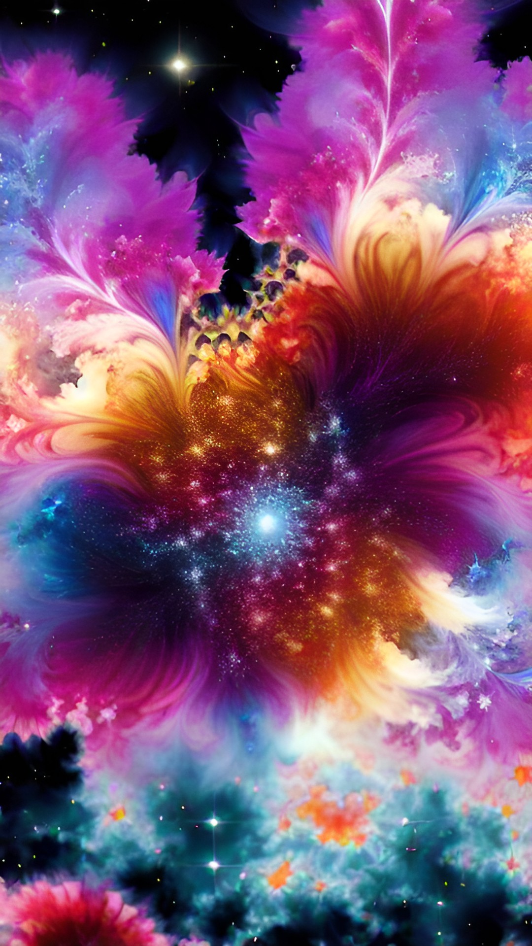 flower galaxy fractal preview