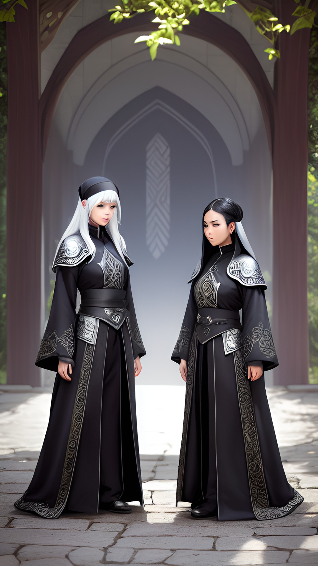 dark & light, yin & yang, sister mages preview