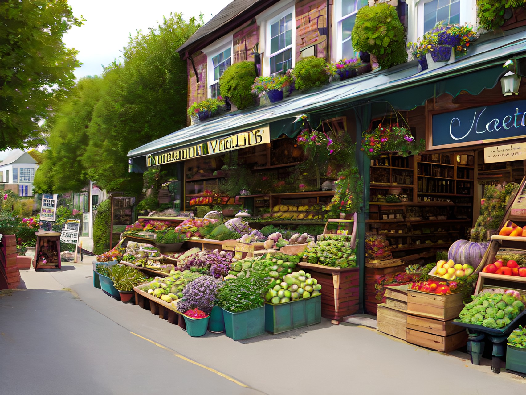 antique vegetables shop on lewes, digitalarts preview