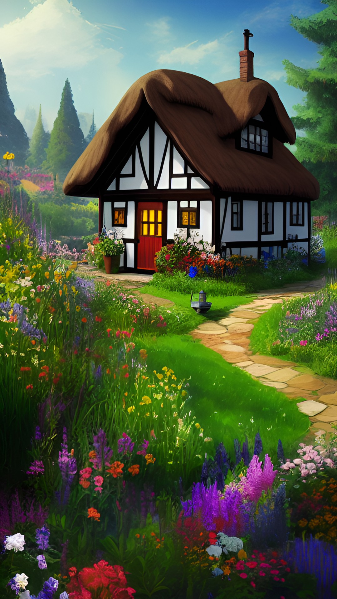 the cottage of the flower witch preview