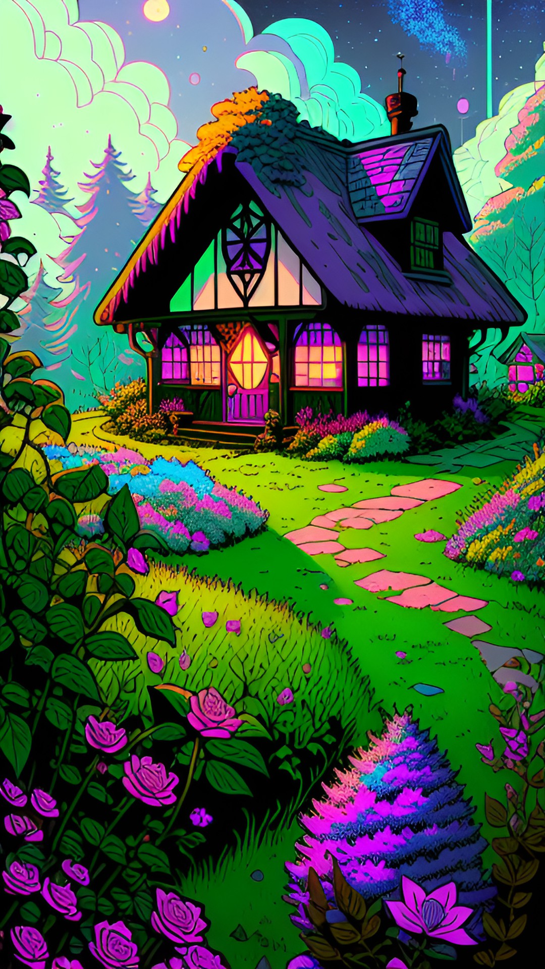 the cottage of the flower witch preview