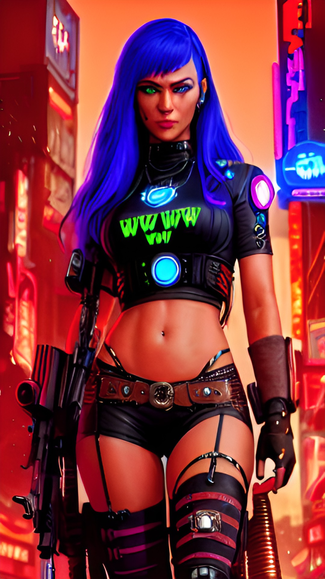 More CyberWest - cyberpunk version of the wild west preview