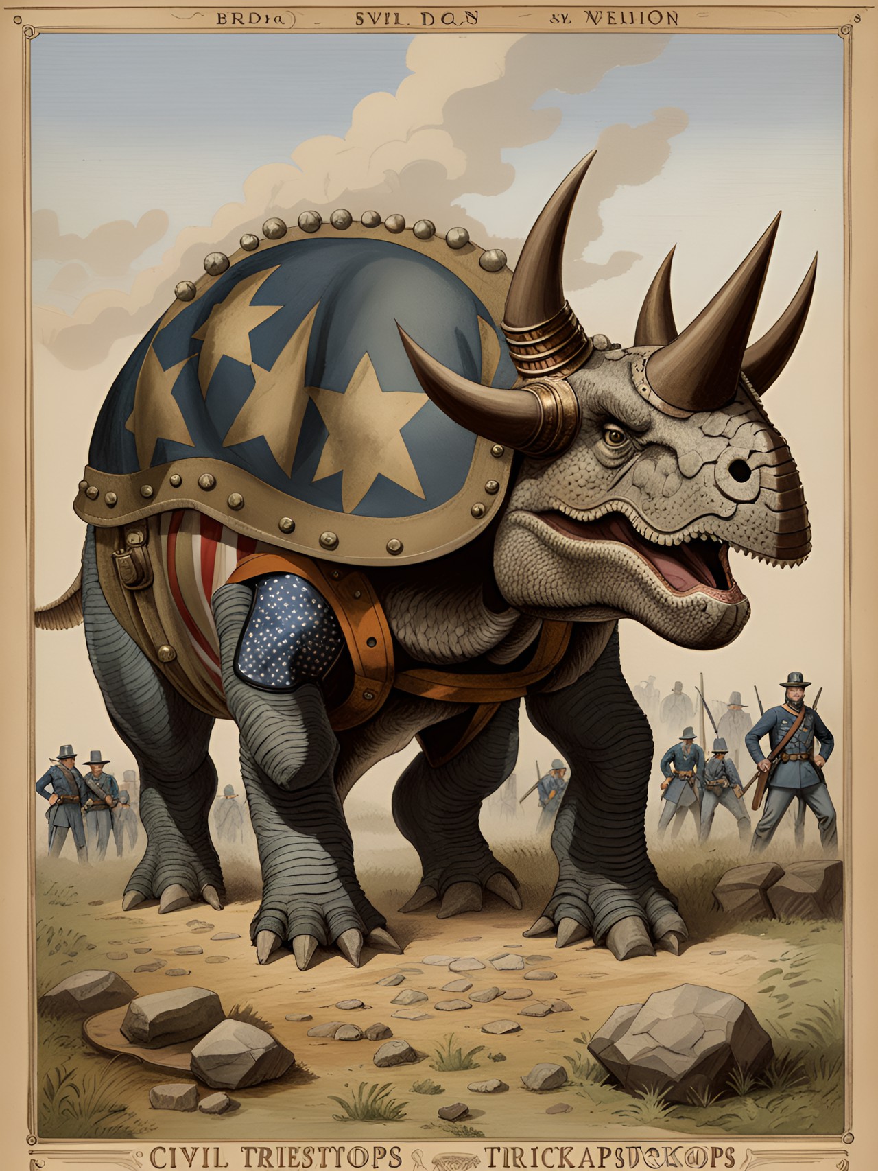 civil war, union army triceratops preview