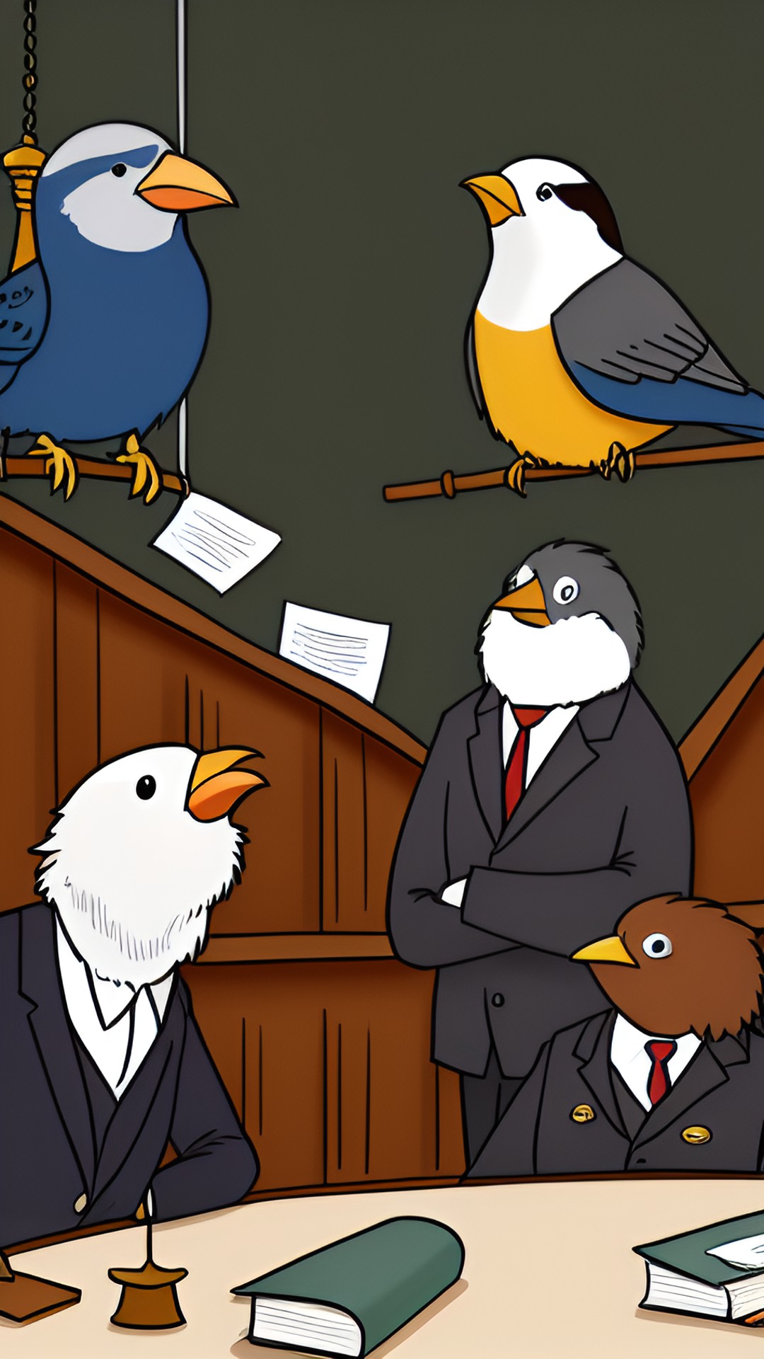 bird lawyers arguing their case in bird court preview