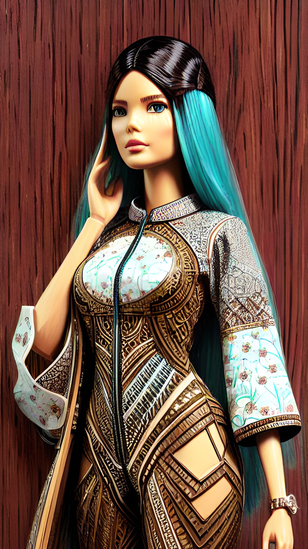 wood grain barbie preview