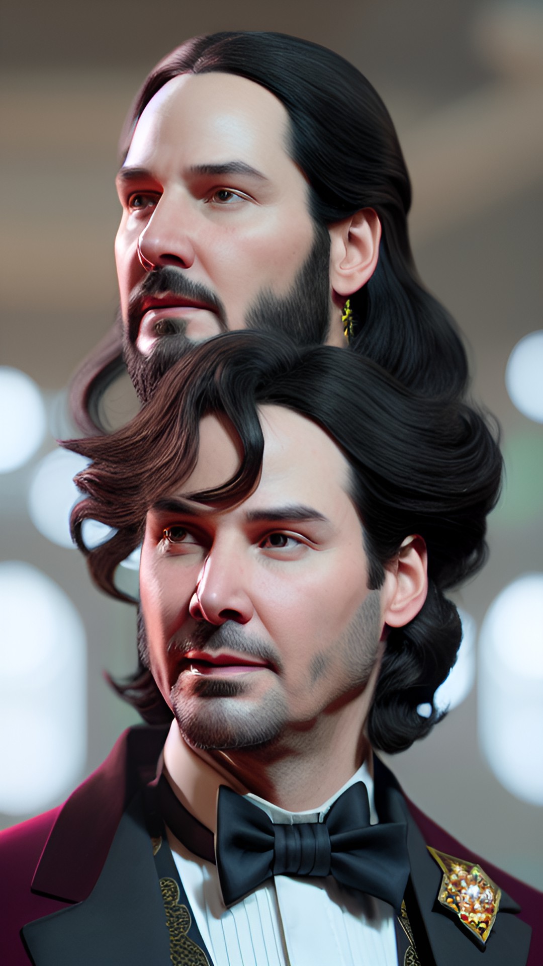 two princes keanu reeves lost prince of the 18century britain long hair mesmerized preview