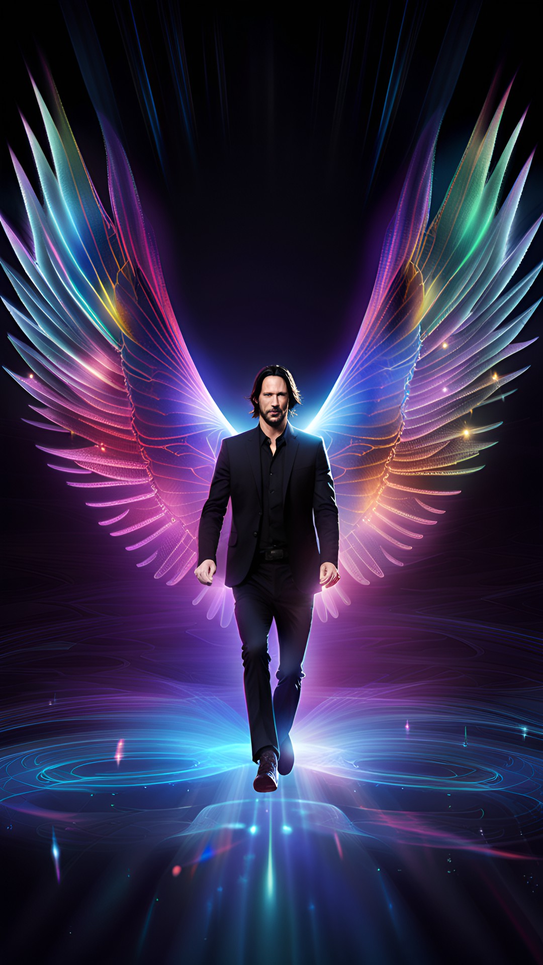 keanu reeves an angel sent from above angel wings preview