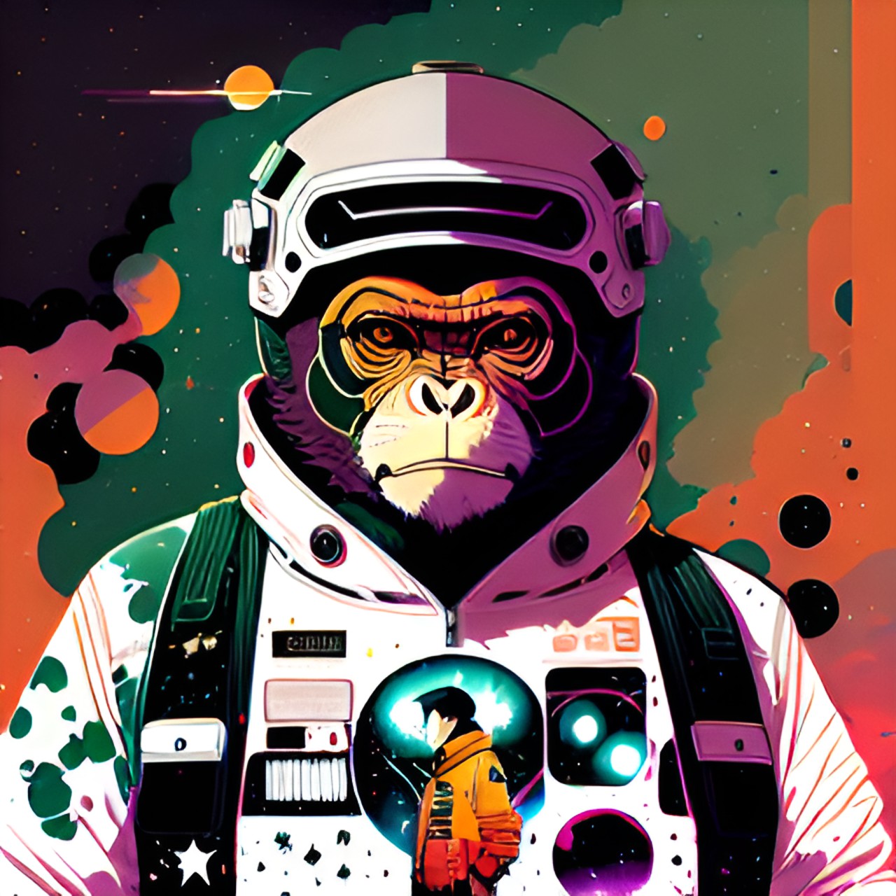 astromonkey drawn by bill sienkiewicz preview