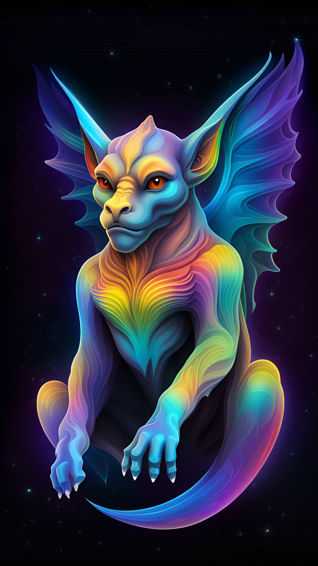 rainbow gargoyle preview