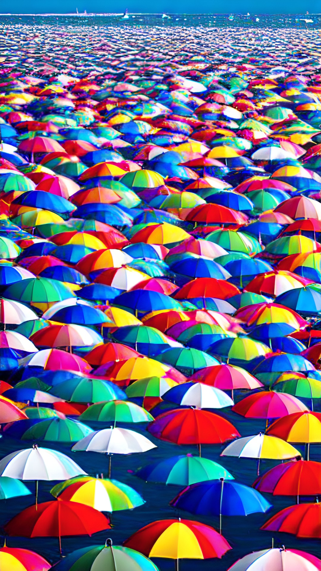 sea of umbrellas preview