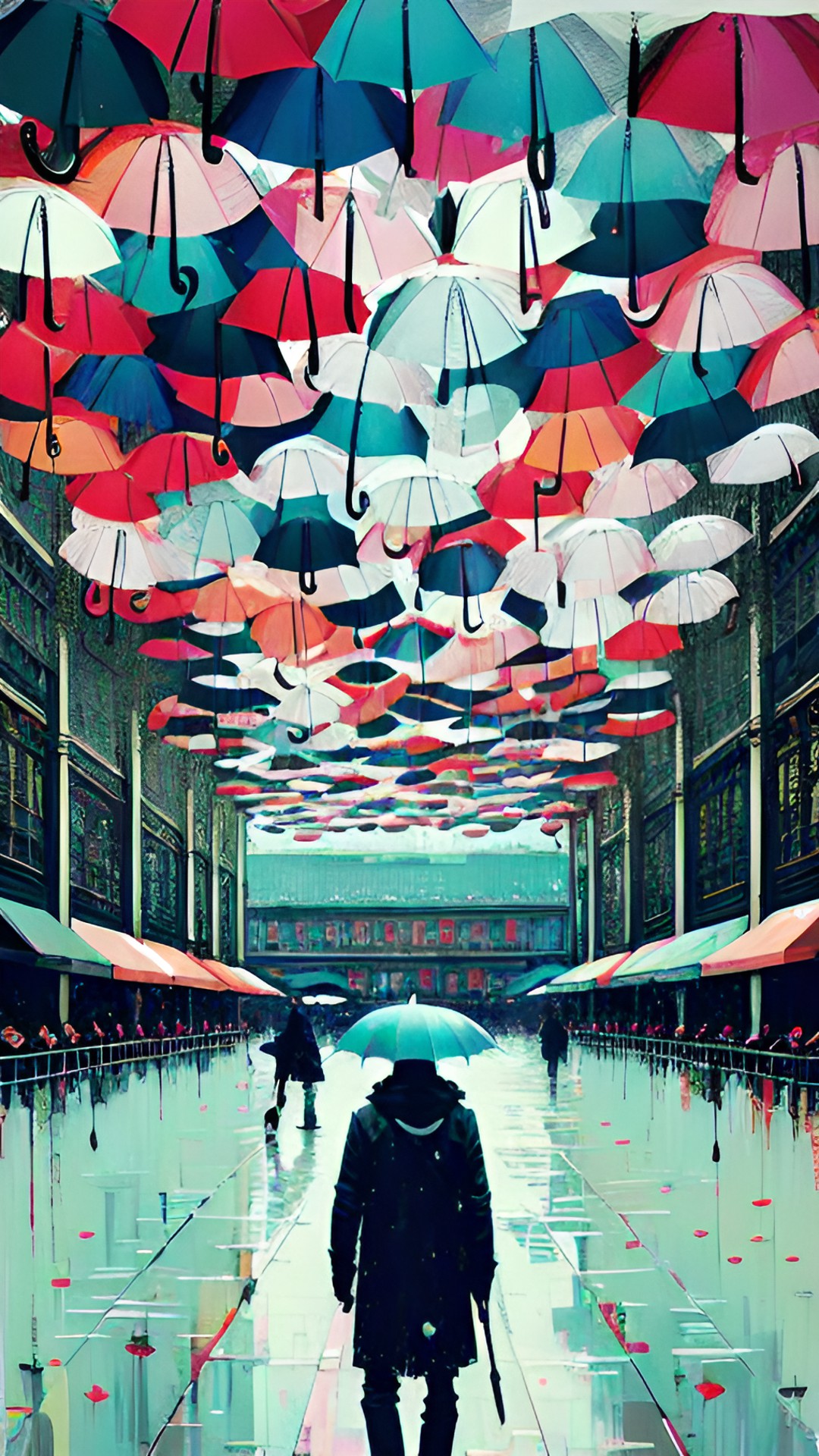 sea of umbrellas preview