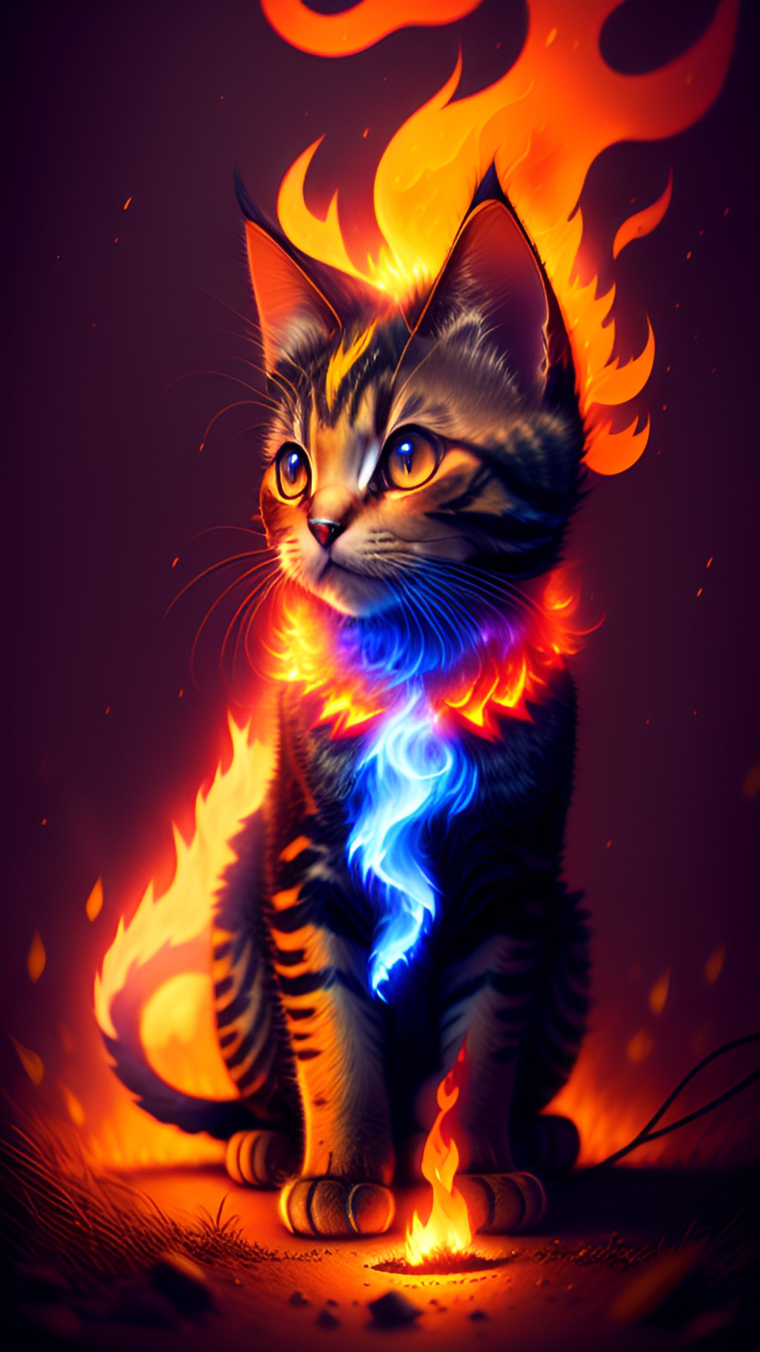 fire elemental kitten preview