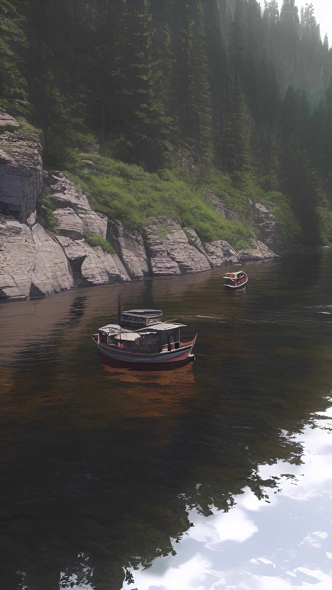 deep river, warm summer day, vfx preview