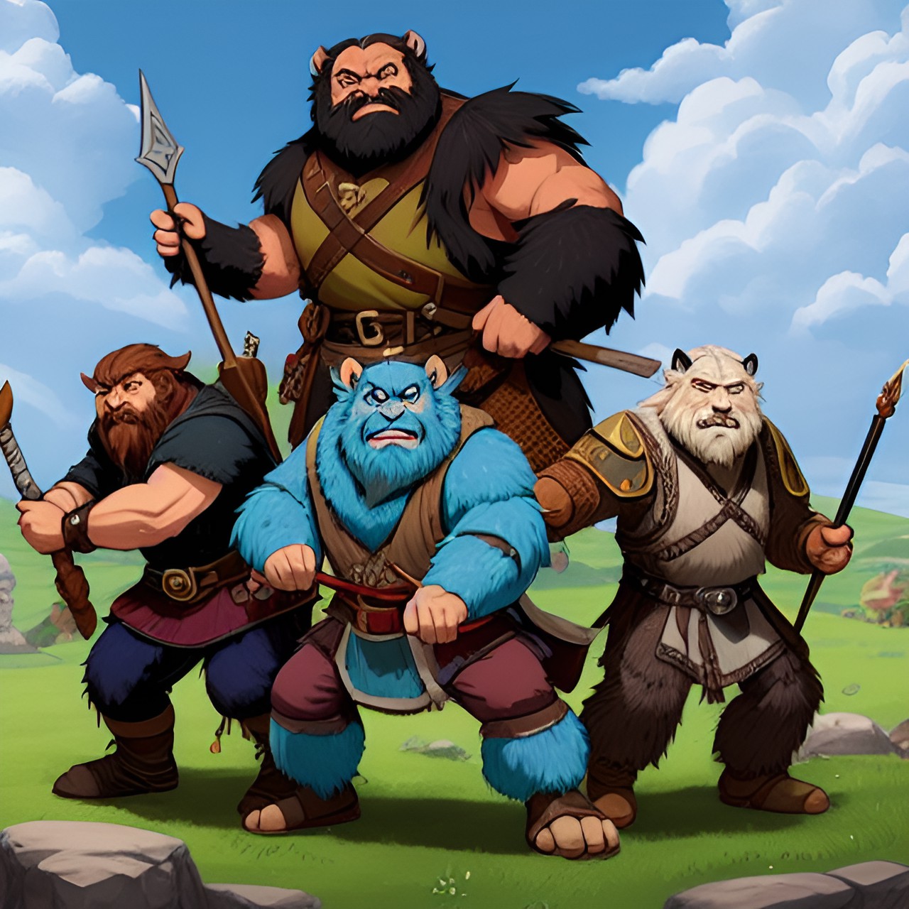 a group of bugbears from dungeons and dragons preview