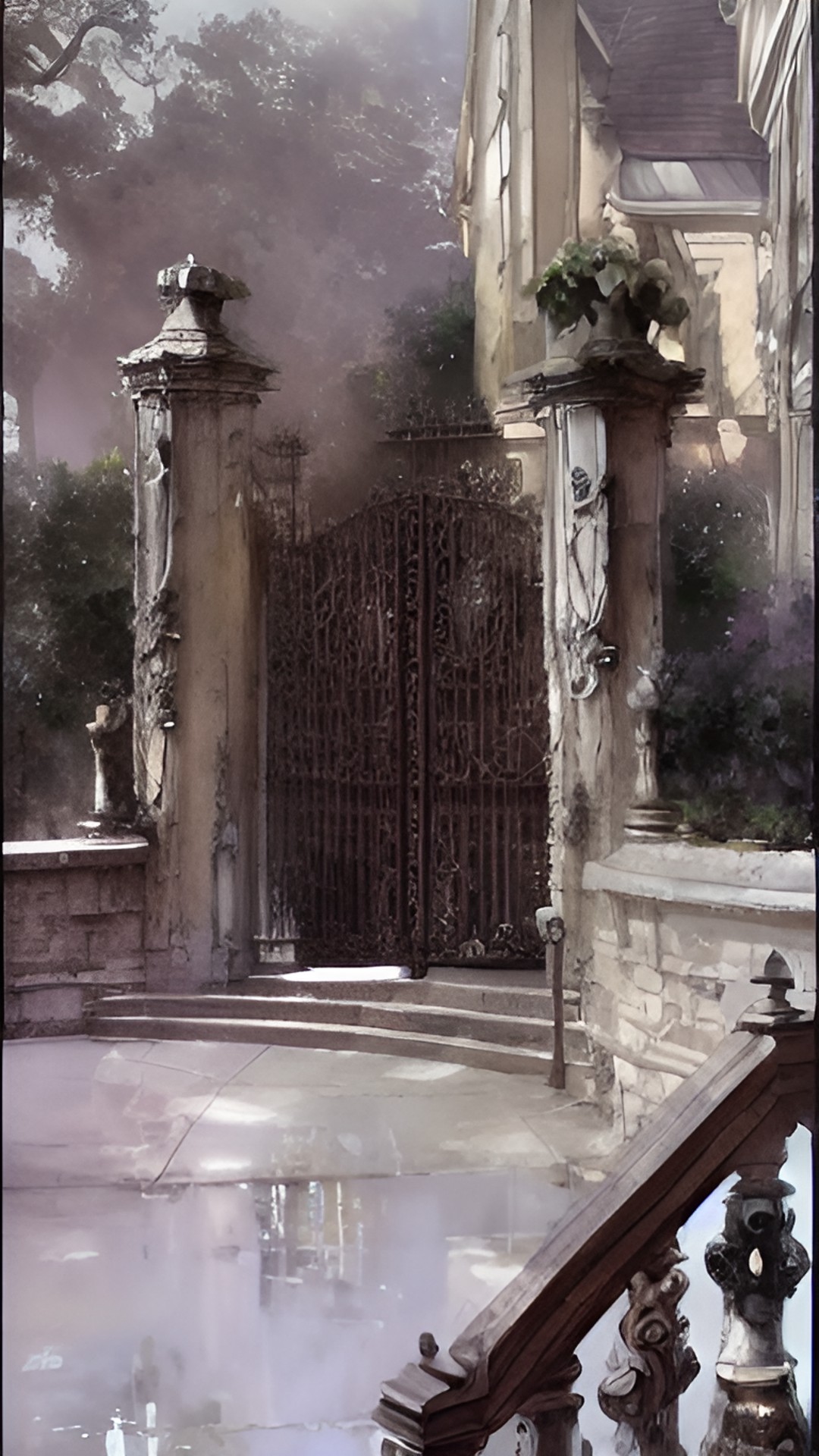 #.......the gates to the estate had, at one time,  been regal.......now, they evoked nothing but terror....." preview