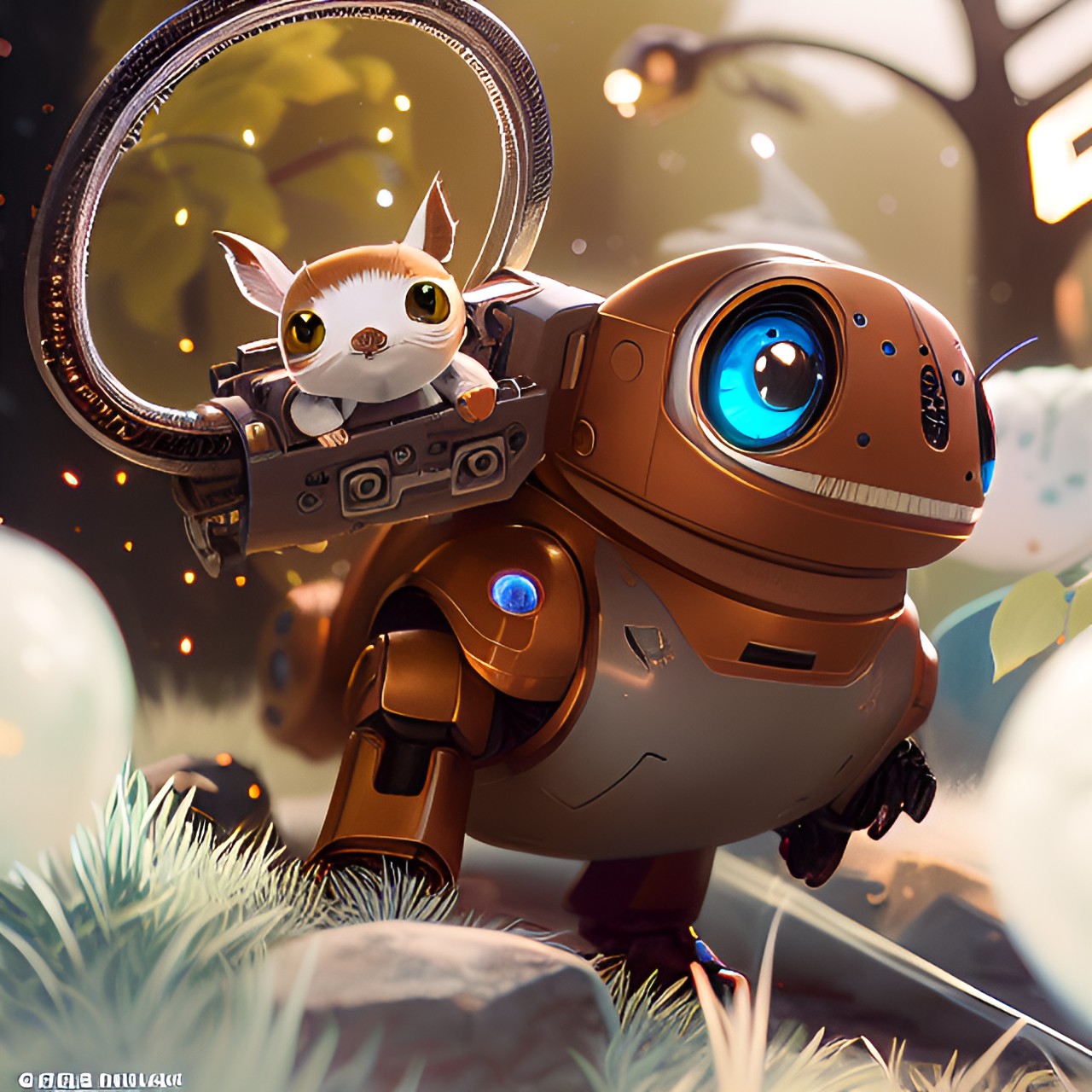 Sidecar Buddy - cute adorable little robots preview