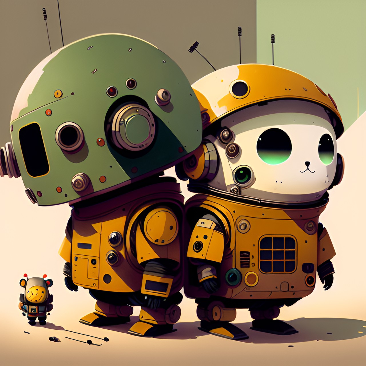 Brobots - cute adorable little robots preview