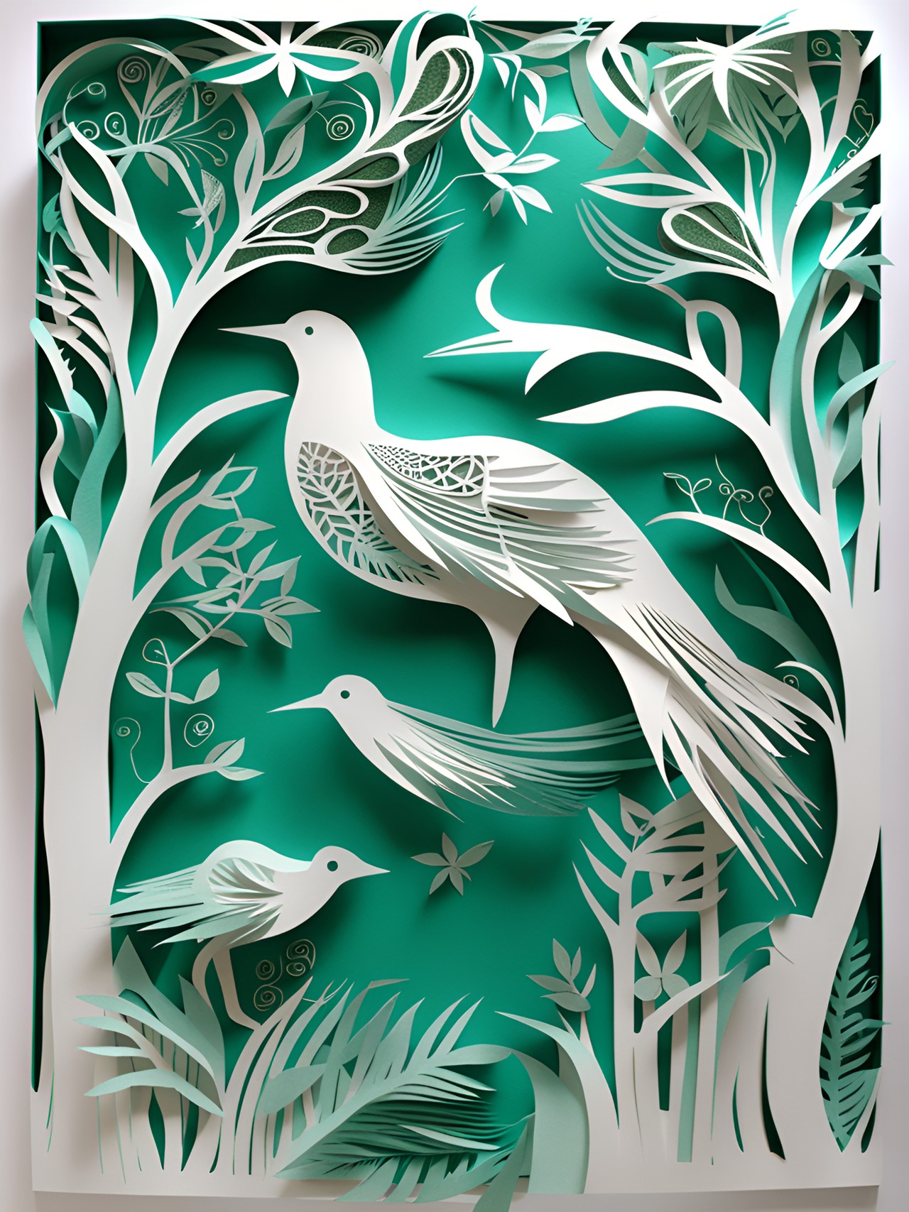 cut paper art nature spirits preview